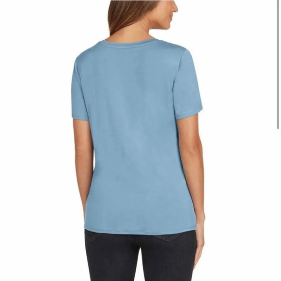 Matty M Ladies' Side Tie Tee - Picture 2 of 5